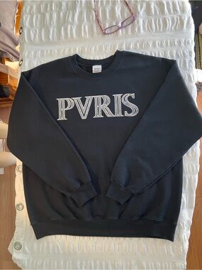 Gildan Black PVRIS Logo Crewneck Sweatshirt